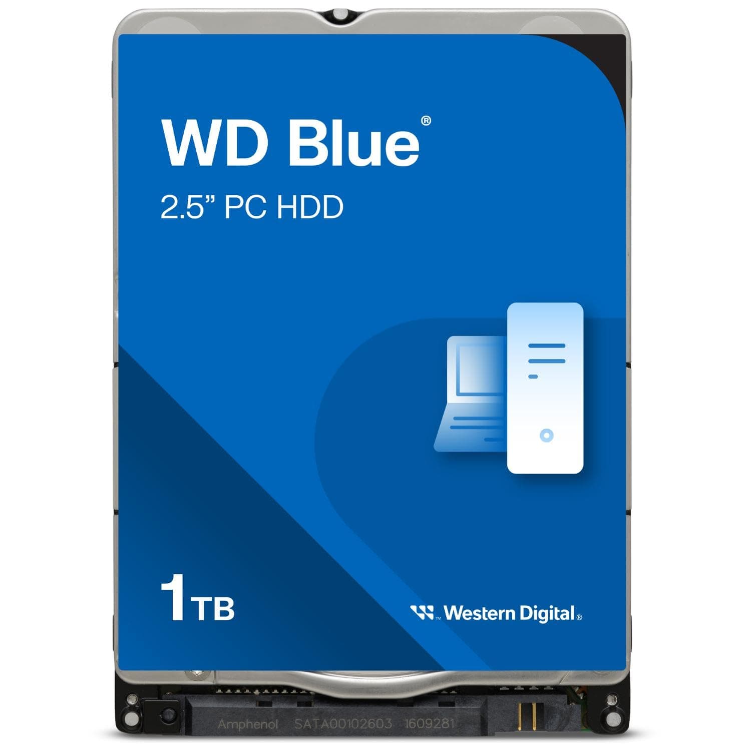 WD Blue 1 TB, 2,5 Zoll (interne HDD, hohe Zuverlässigkeit, SATA 6 Gbit/s-Schnittstelle, 128 MB Cache, WD F.I.T. Lab-zertifizierte Kompatibilität) 1TB 2,5 Zoll Mobile Drive HDD – Klasse 5400 U/min Angebot bei HelloDeals