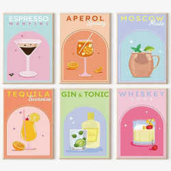 YALKIN 6 Stück Malen Nach Zahlen Erwachsene, Paint by Numbers Malen Nach Zahlen, DIY Landschaft mit Pinseln und Acrylfarben Handgemalt Ölgemälde Leinwand für Home Décor, Ohne Rahmen (20x30cm) Rosa Angebot bei HelloDeals