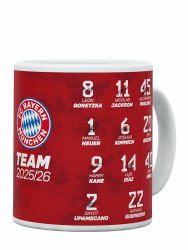 FC Bayern München I Tasse Signature 2025-26 0,3 l I Rot/Weiß Angebot bei HelloDeals