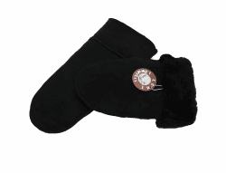 Reissner Lammfelle warme Merino Lammfell Fäustlinge Faust Handschuhe für Damen und Herren HDS-FAUST1 in beige, braun und schwarz Schwarz L Angebot bei HelloDeals