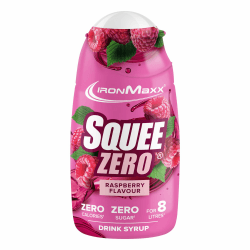 IronMaxx SqueeZero - Raspberry 65ml | Sirup, Erfrischendes Geschmackserlebnis für 8 Liter, Zuckerfrei und Kalorienfrei in 100ml verzehrfertigem Getränk Raspberry 65 ml (1er Pack) Angebot bei HelloDeals