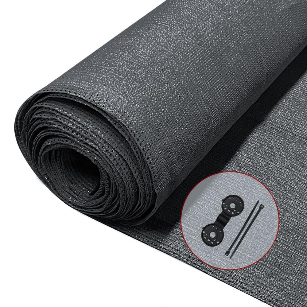 VOUNOT® Zaunblende 1.8×10m, Sichtschutz Zaun 150 g/m² HDPE Schattiernetz, Windschutz UV-resistent Reißfest, 85% Beschattungsgrad, mit Löcher und Kabelbinder, Anthrazit Anthrazit 1.8x10m 150g/m² Angebot bei HelloDeals