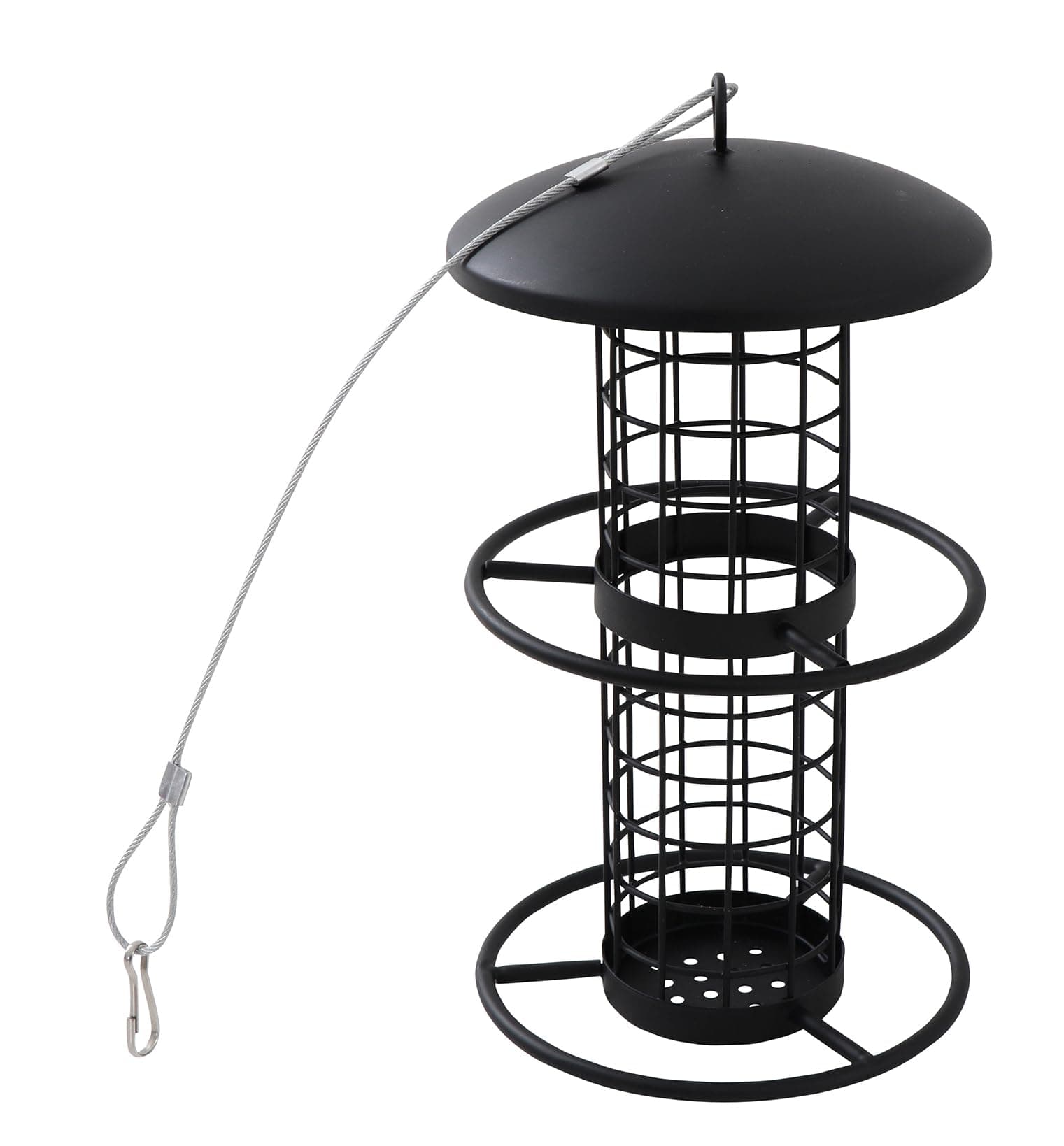 Futtersäule Matt Black für Meisenknödel, 26 cm Angebot bei HelloDeals