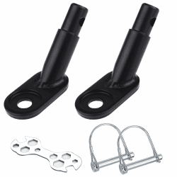 2 Stück Fahrradanhänger Kupplung mit Sicherungsstift - Robuste Anhängerkupplung für Fahrrad-Kinderanhänger, Lastenanhänger & Kinderwagen Angebot bei HelloDeals