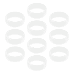 eMagTech 10 Stück Joystick Schutzteile Kompatibel mit Steam Deck Konsole Joystick Elastischer Silikon-Schutzring Videospiel Zubehör Transparent Angebot bei HelloDeals