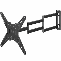 BONTEC Langarm TV Wandhalterung 950 mm Auszug für 26–65 Zoll Fernseher, voll bewegliche TV Halterung schwenkbar und neigbar, stabile Fernsehhalterung VESA 400x400 mm, bis 35 kg Angebot bei HelloDeals