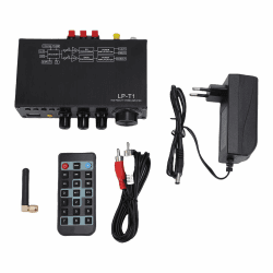 Topiky Stereoverstärker Home Audio, 2.1 Kanal Stereo AV Empfängerverstärker mit Subwoofer Ausgabe, Bluetooth 5.1 HiFi Digital Subwoofer Verstärker Empfänger mit RC für Heimkino (EU-Stecker) EU-Stecker EU-Stecker Angebot bei HelloDeals