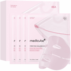 medicube Salmon Dna Pdrn Pink Collagen Jelly Gel Mask Overnight Face Mask for Glass Glow Hautelastizität. hydratisierend. straffend und feuchtigkeitsspendend. 4 Stück (1 Packung) Angebot bei HelloDeals