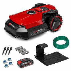 Einhell Mähroboter FREELEXO 500 Power X-Change (18 V, App-Steuerung, IPX5, Over-The-Air Updates via Wi-Fi, inkl. Installationsequipment für 500 m² + 2,5 Ah Plus Akku) Angebot bei HelloDeals