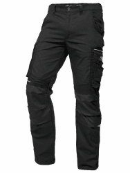 Puma Workwear Precision X - Arbeitshose Herren - Premium Arbeitskleidung mit vielen Taschen und verstärkten Kniepartien - Funktionshose mit Stretch für Handwerk und Baugewerbe 48 Schwarz/Schwarz Angebot bei HelloDeals