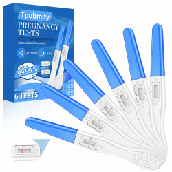 6 Stück Schwangerschaftstest,HCG Nachweis,Frühschwangerschaftstest,Zuverlässiger Ultra Frühtest Schwangerschaft,Pregnancy Test, Genauigkeit & schnellem Ergebnis, Blau Angebot bei HelloDeals