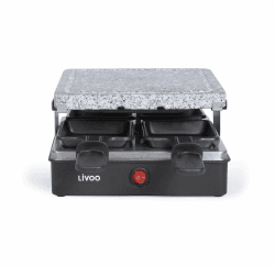Raclette Maschine 4 Personen 600w + Grillstein - doc242 Angebot bei HelloDeals