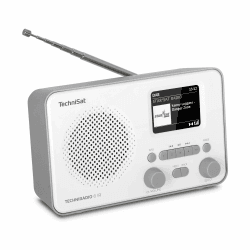 TechniSat TECHNIRADIO 6 IR – portables Internetradio (DAB+, UKW, WLAN, Bluetooth, Farbdisplay, Wecker, Favoritenspeicher, 3 Watt RMS) Weiß Weiß Bluetooth, ohne Akku Angebot bei HelloDeals