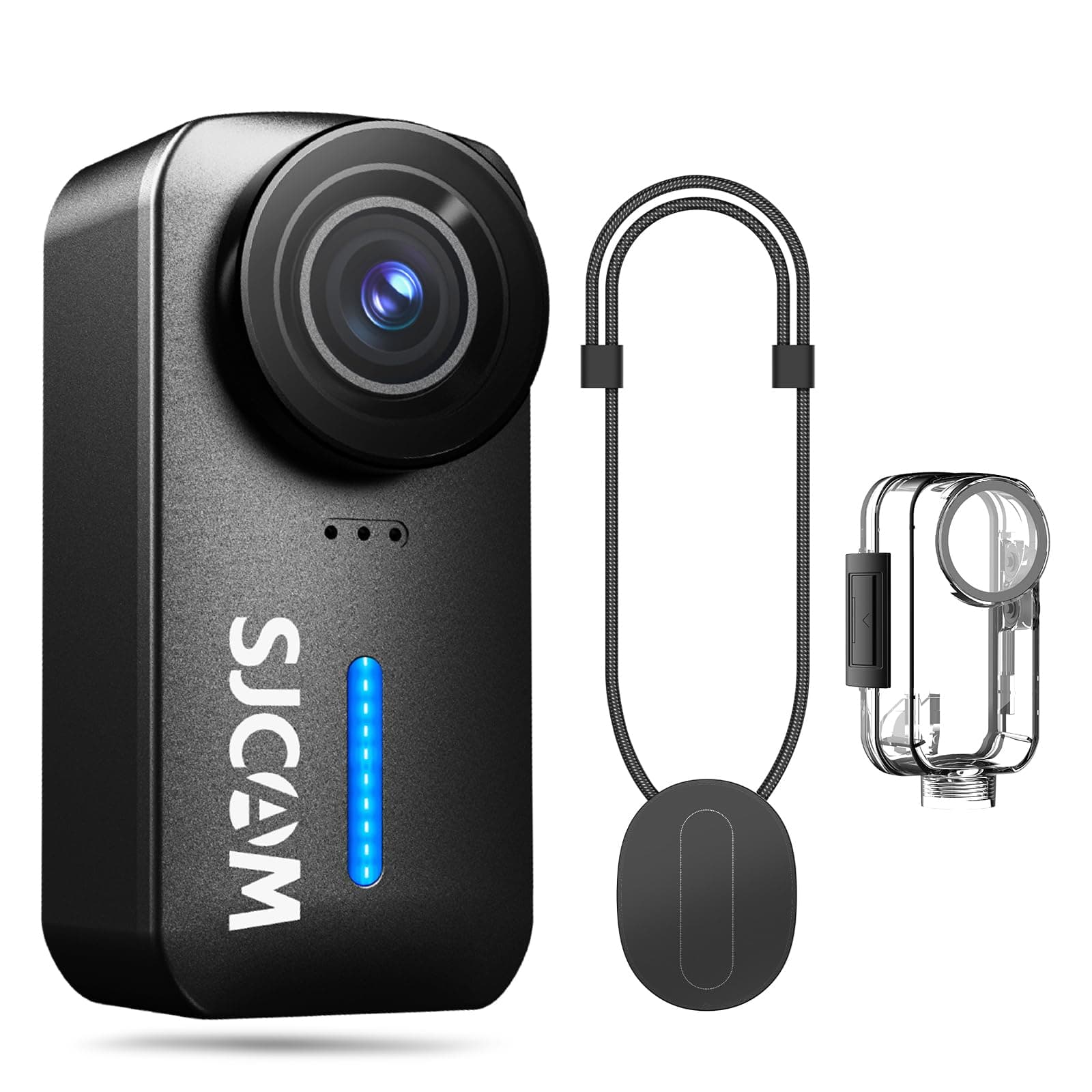 SJCAM C110+ – 4K-POV-Mini-Actionkamera, 170°-Ultraweitwinkel, 6-Achsen-Stabilisierung, wasserdicht, tragbare Reisekamera, ideal für Vlogging Magnet-Befestigungsset Angebot bei HelloDeals