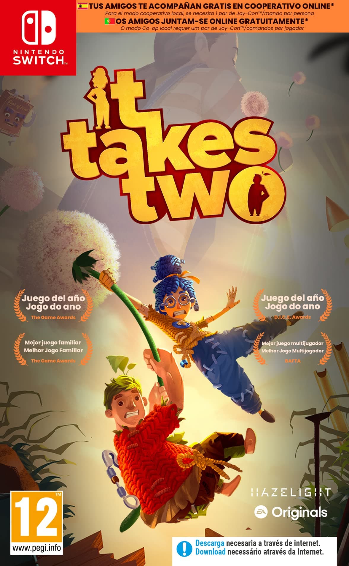 Electronic Arts It Takes Two SWITCH | Videospiele | Castellano, Spanisch und Portugiesisch Angebot bei HelloDeals