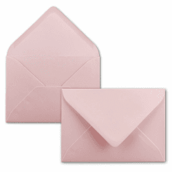 25 Brief-Umschläge - Rosa - DIN C6-114 x 162 mm - Kuverts mit Nassklebung ohne Fenster für Gruß-Karten & Einladungen - FarbenFroh by GUSTAV NEUSER 25 Umschläge 16-Rosa Angebot bei HelloDeals