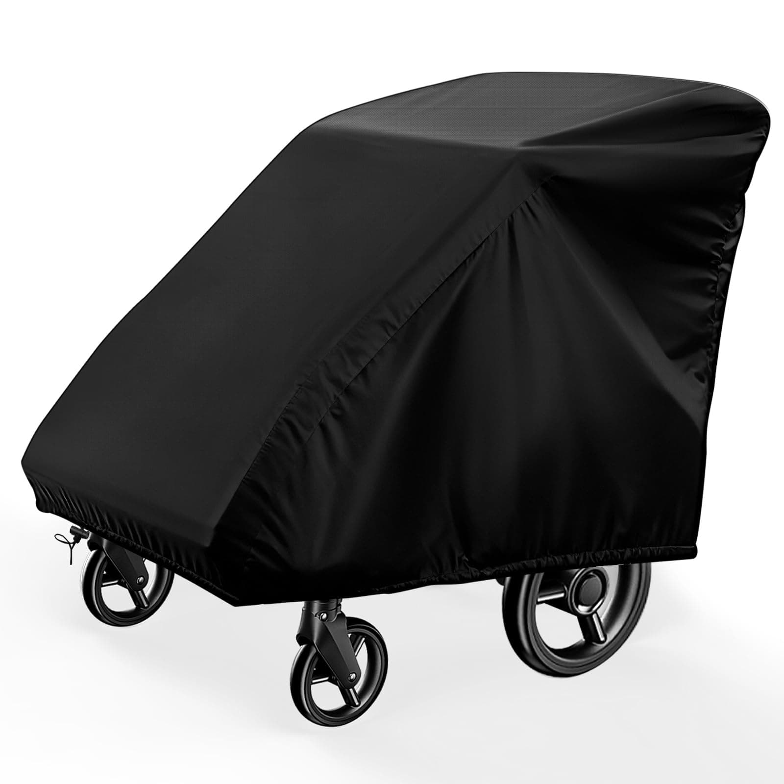 Faltgarage für Fahrradanhänger, Fahrradanhänger Abdeckung mit Winddichtes Und mit UV-Schutz, 210D Oxford-Gewebe Wasserdicht Abdeckung, Schwarz Angebot bei HelloDeals