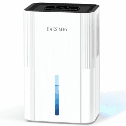 Luftentfeuchter elektrisch 2800ML,Leise Dehumidifier for Home mit Abtauen & Timer,raumentfeuchter für Keller Badezimmer Badezimmer | 7-Farben LED Licht mit Nachtmodus Angebot bei HelloDeals