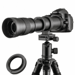 JINTU 420-800mm f/8.3 Teleobjektiv, EF Objektiv Manuelles Zoom Objektiv für Canon SLR 90D 80D 4000D 2000D 1500D 1300D 1200D 850D 800D 750D 600D 500D 250D 60D 70D 50D 5D 1D 7D Angebot bei HelloDeals