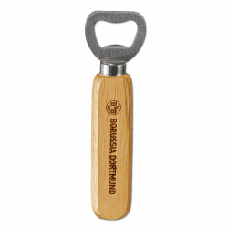Borussia Dortmund Unisex Bvb-flaskeåbner med træhåndtag Flaschen ffner, holz,grau, 10cm EU Angebot bei HelloDeals