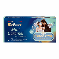 Meßmer Mint Caramel x Bridgerton Limited Edition | 23 Teebeutel | erfrischend-süß Mint Caramel Bridgerton Edition 23 Teebeutel Angebot bei HelloDeals