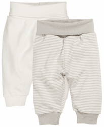 Playshoes Unisex Baby Jogginghose Sweat-Hose 44 Ringel Uni Natur Angebot bei HelloDeals