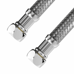 VARIOSAN Flexschlauch 17505, 3/8" ÜWM x 3/8" ÜWM, 300 mm, Edelstahlmantel, DVGW zertifiziert, Trinkwasser, flexibler Panzerschlauch 30 cm 3/8 Üwm X 3/8 Üwm Angebot bei HelloDeals