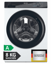 Haier Frontlader Waschmaschine 8kg I I-PRO SERIE 3 HW80-B14939 I Washing Machine mit A-Effizienz, 1.400 U/Min. & leisem Direktantrieb I Inkl. Dampfprogrammen, Mengenautomatik & Refresh-Programm Angebot bei HelloDeals