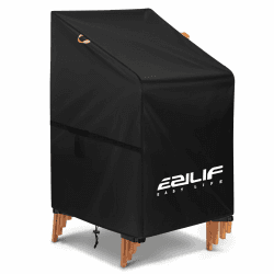 Gartenstuhl Abdeckung 420D Oxford 70x90x80/120cm, Schutzhülle Wasserdicht Winddicht Anti-UV Staubdicht Winterfest, Gartenstühle Schutzhülle Reißfest, Balkonmöbel Abdeckung mit Beutel Angebot bei HelloDeals