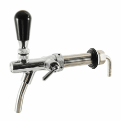 Einstellbarer Bierhahn, G5/8 Zoll Gewinde Langschaft Fassbierhahn Zapfhahn, Gewinde Bierhahn für Hause Bar Restaurants Brewing Zubehör Angebot bei HelloDeals