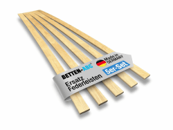 Betten-ABC Ersatz Federholzleisten aus Schichtholz im 5er Set passend für viele gängige Lattenroste (Länge: Für 90 cm (880 mm); Breite/Farbe: 34 mm/Natur) Für 90 cm (880 mm) Breite / Farbe: 34 mm / Natur Angebot bei HelloDeals