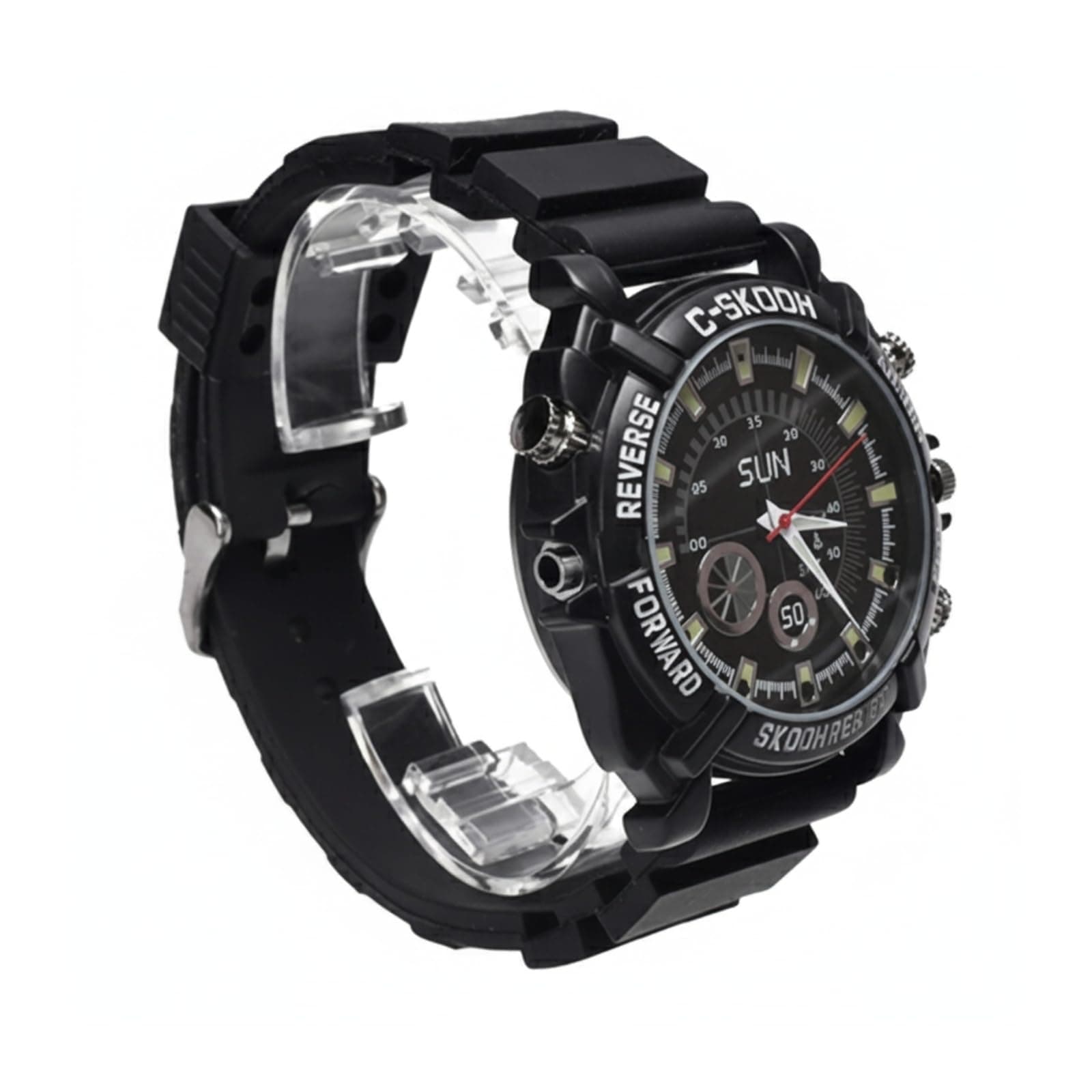 WIWACAM 2025-gen 1080P Full HD Kamera Uhr Kamerauhr, mit 32GB Speicher, Infrarot Nachtsicht Mini Kamera Angebot bei HelloDeals