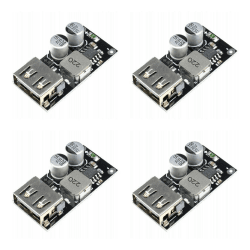 JZK USB DC Step-Down Modul, 24W QC 3.0 Power Entry Module, 24V/12V to 5V Quick Charging Board Angebot bei HelloDeals