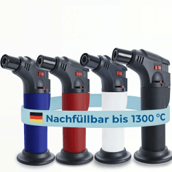 UNILITE Feuerzeug MIT Gas - Sturmfeuerzeug Gas Brenner mit Jet Flamme – nachfüllbar – 4 Stück im Set – Jetflame – Nachfüller – Elektronik Feuerzeug - Feuerzeuge Angebot bei HelloDeals