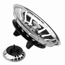 Stöpsel Siebkörbchen mit Dichtung Ø 80mm passend für IKEA ATLANT DOMSJÖ Spülbecken Dichtungsring Siphon Ersatz (1 Stück) (Dichtung (Dreibein)) Angebot bei HelloDeals