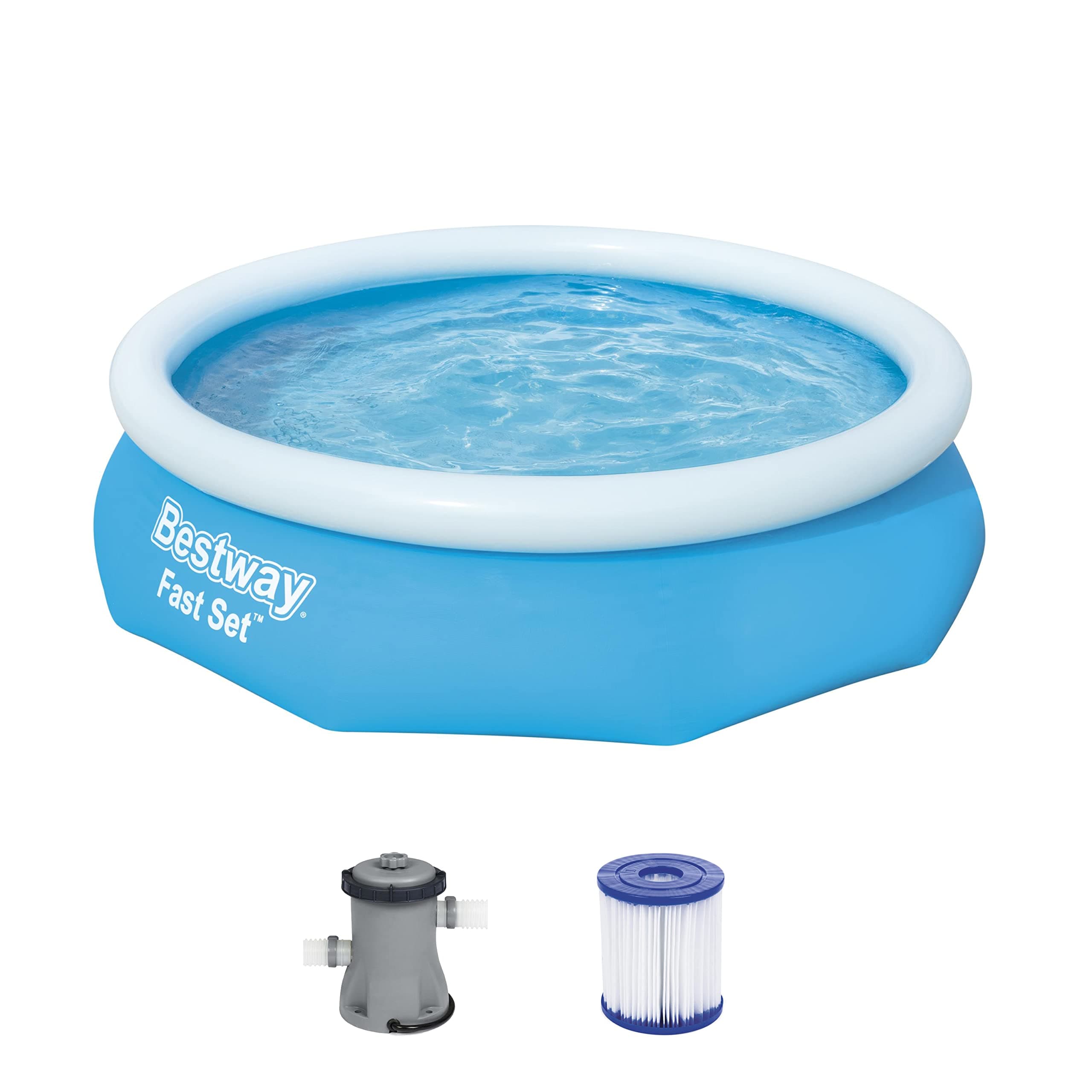 BESTWAY Fast Set Pool Set 305x76 cm, mit Filterpumpe 305 x 76 cm Angebot bei HelloDeals