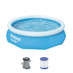 BESTWAY Fast Set Pool Set 305x76 cm, mit Filterpumpe 305 x 76 cm Angebot bei HelloDeals