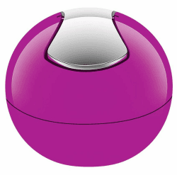 Spirella 10.15113 Kosmetikeimer 1 Liter Abfalleimer Schwingdeckeleimer Tischabfalleimer Bowl Pink Angebot bei HelloDeals