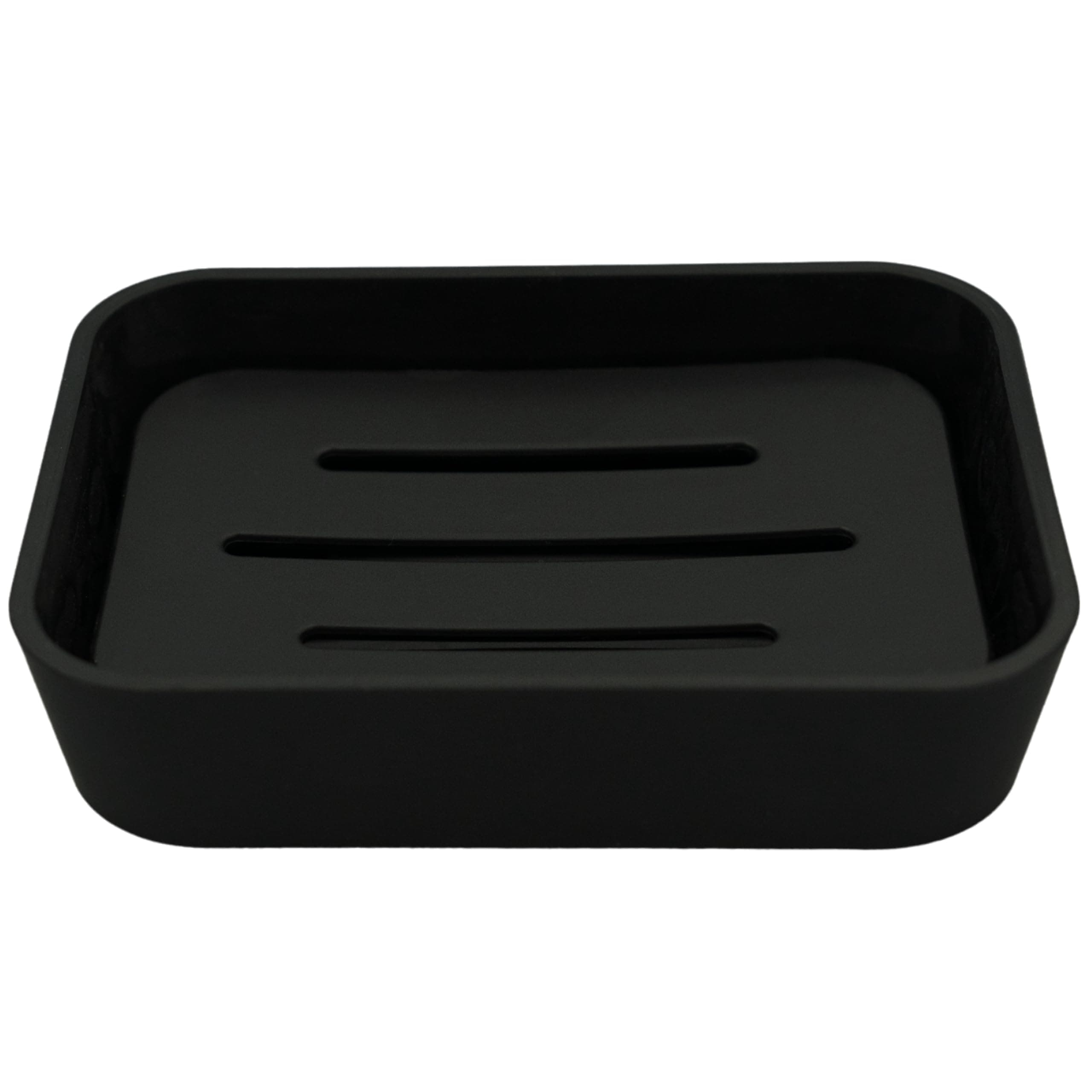 PARSA Beauty Seifenschale schwarz – rutschfeste Seifenablage mit Rubber Finish – stilvolles & Zeitloses Design für Bad, Dusche & Küche – sichere Ablage für Feste Seife in jedem Zuhause Angebot bei HelloDeals