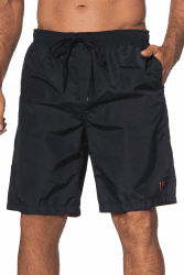 JP 1880 Herren große Größen Übergrößen Menswear L-8XL bis 7XL, Badehose, Innenslip, Elastikbund, schnell trocknend, Knielang, 702526 5XL Schwarz Angebot bei HelloDeals