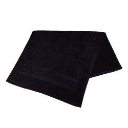 GymBeam Fitness Handtuch (50x90 cm) - Sporthandtuch fürs Fitnessstudio aus hochwertiger Baumwolle (100%), saugfähig, antibakteriell, antistatisch, schnell trocknend, weich (Black, 1er Pack) Black 1er pack Angebot bei HelloDeals
