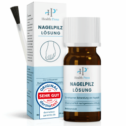 Health Press Nagelpilz Lösung – Wissenschaftlich nachgewiesene Wirkung – 10ml Anti Nagelpilz Liquid – Effektiver Nagellack für Füße & Hände – Medizinprodukt zur wirksamen Behandlung von Nagelpilz Angebot bei HelloDeals