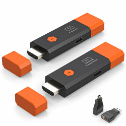 Wireless HDMI Sender & Empfänger 4K120Hz – 4K Decoding, Dual Band 5.8G Übertragung bis 50 m, bis zu 6 Empfänger, LED Display, Plug & Play für Laptop/PC/PS5/Kamera, 4K Adapter mit EDID-Emulation (1PCS) Angebot bei HelloDeals