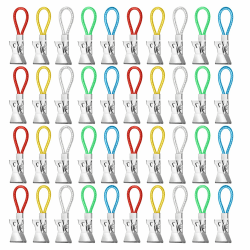 30 Stück Handtuchklammern, Aufhänger für Handtücher, Handtuchclips, 5 Farben Handtuchklammer, Handtuch Clips für Bad Kücher Wohnmobil Angebot bei HelloDeals
