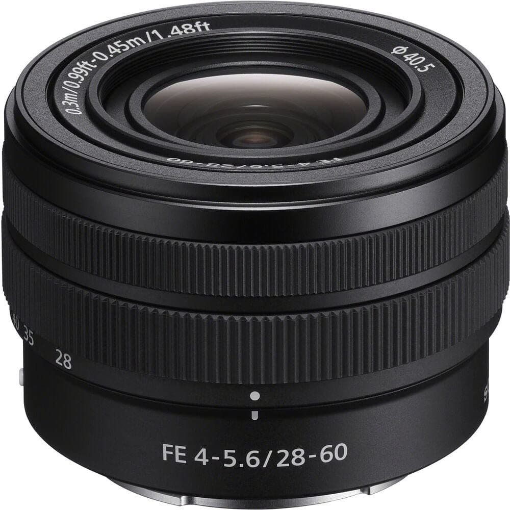 Sony SEL-2860 Standard-Zoom Objektiv (28-60 mm, F4–5.6, Vollformat, geeignet für A9, A7, A6000, A5100, A5000 und Nex Serien, E-Mount) schwarz Einzelbett Angebot bei HelloDeals