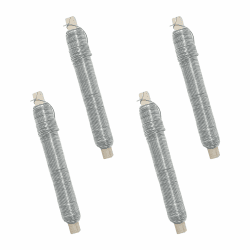 4 Stück Blumendraht verzinkt, Wickeldraht lose auf Holzwickel, zur Befestigung von Blumen und Pflanzen, Ø 0.68mm x 35 m Silber vielseitig Bindedraht, für DIY, kreative Projekte, Dekoration Angebot bei HelloDeals