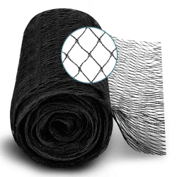 4x5m Teichnetz feinmaschig (18x18mm) robust, witterungs- & UV beständig Schwarz | Vogelnetz Vogelschutznetz engmaschig Laubnetz Obstbaumnetz Taubennetz Gartennetz Balkon Netz (4 x 5m) Angebot bei HelloDeals