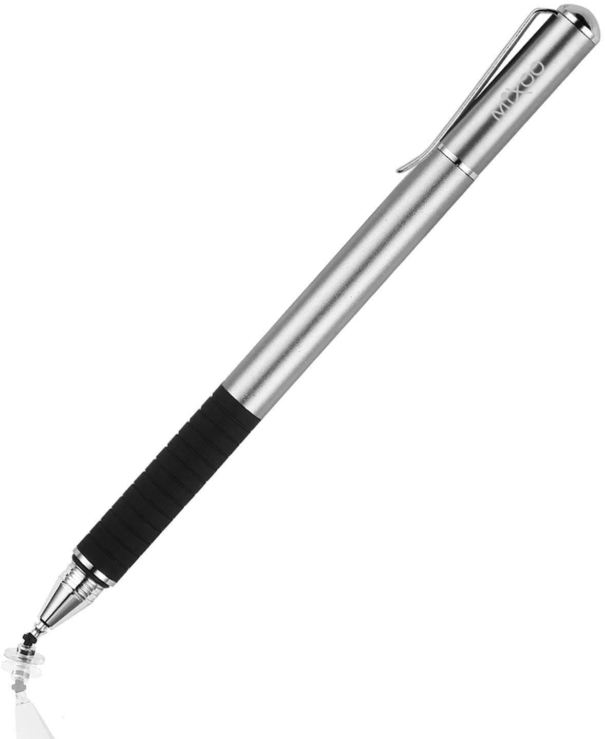 Mixoo Tablet Stift für Alle Tablets, 2 in 1 Präzision Tablet Stift, Kapazitive Touchscreen Stift, kompatibel für Smartphones/Tablets/Ipad Grau Angebot bei HelloDeals