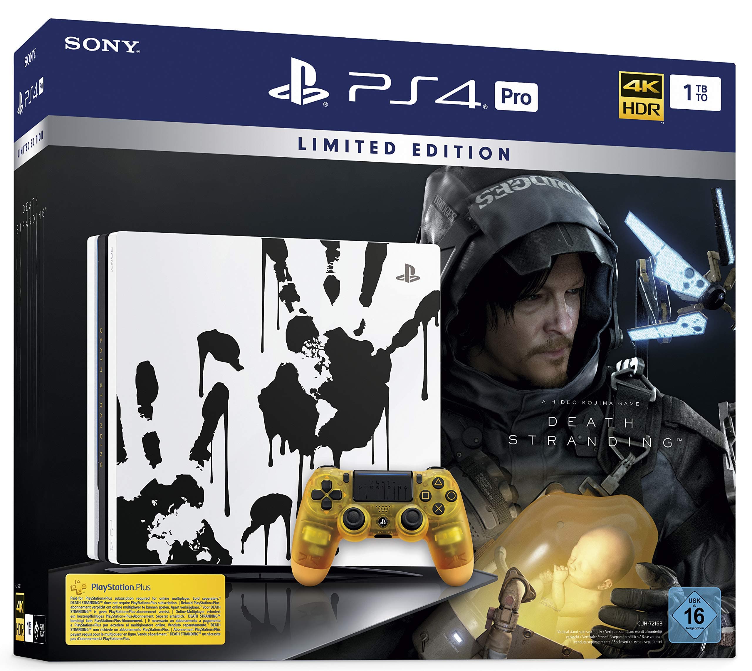 PlayStation 4 Pro Death Stranding Limited Edition - Konsole (1TB, schwarz, Pro) Angebot bei HelloDeals