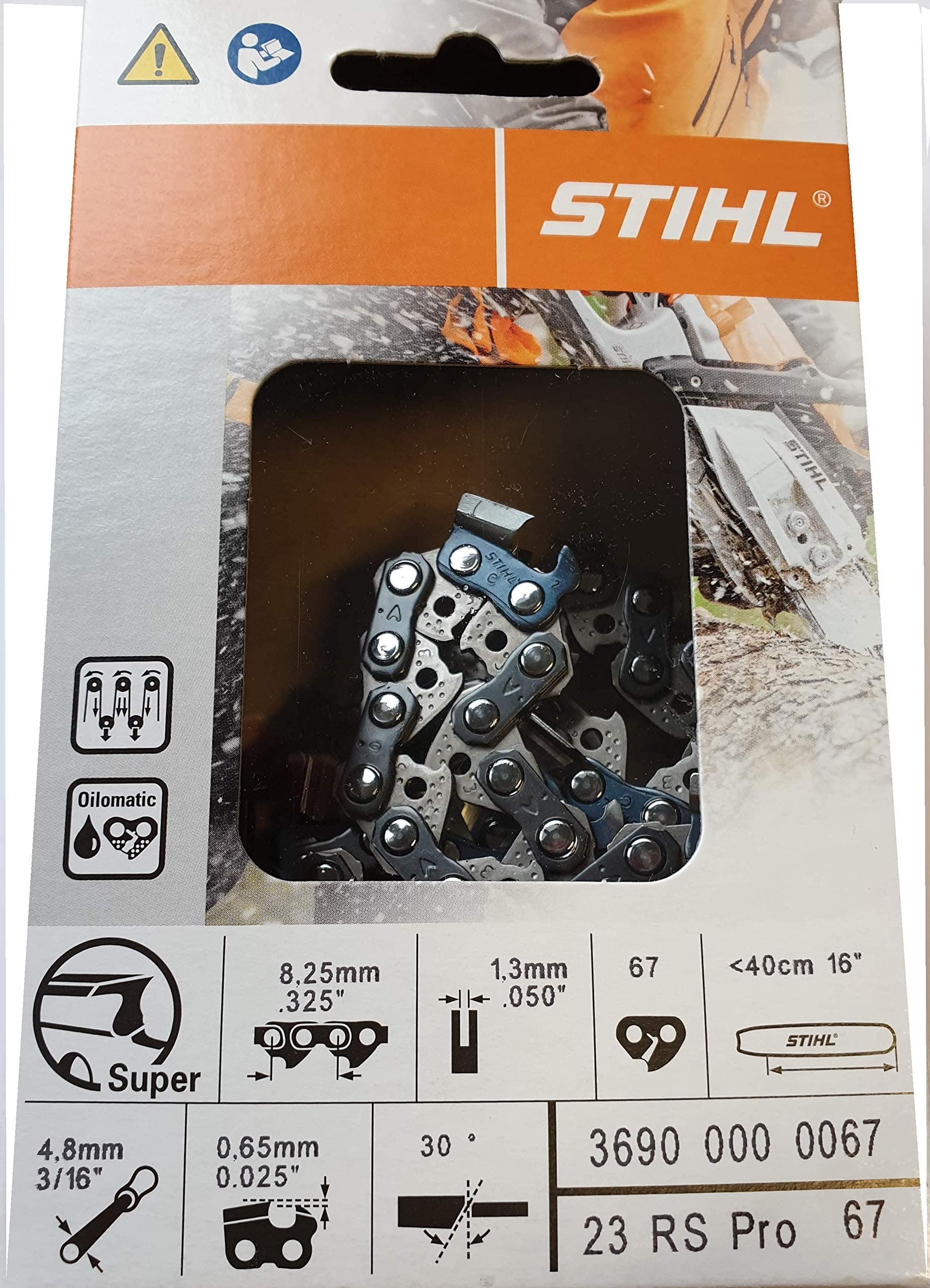 Stihl 3690 000 0067 23 RS Pro Rapid Super Sägekette Single Angebot bei HelloDeals